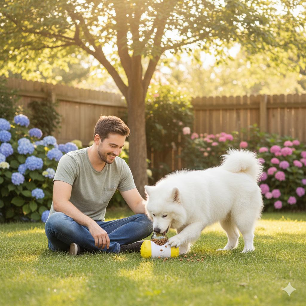 Dog Treat Toy - Interactive Dog Toys for Boredom Treat Dispensing Enrichment Dog Puzzle Toy Food Puzzles Ball for Mental Stimulation Boredom Buster for Small Medium Large Dogs (C)