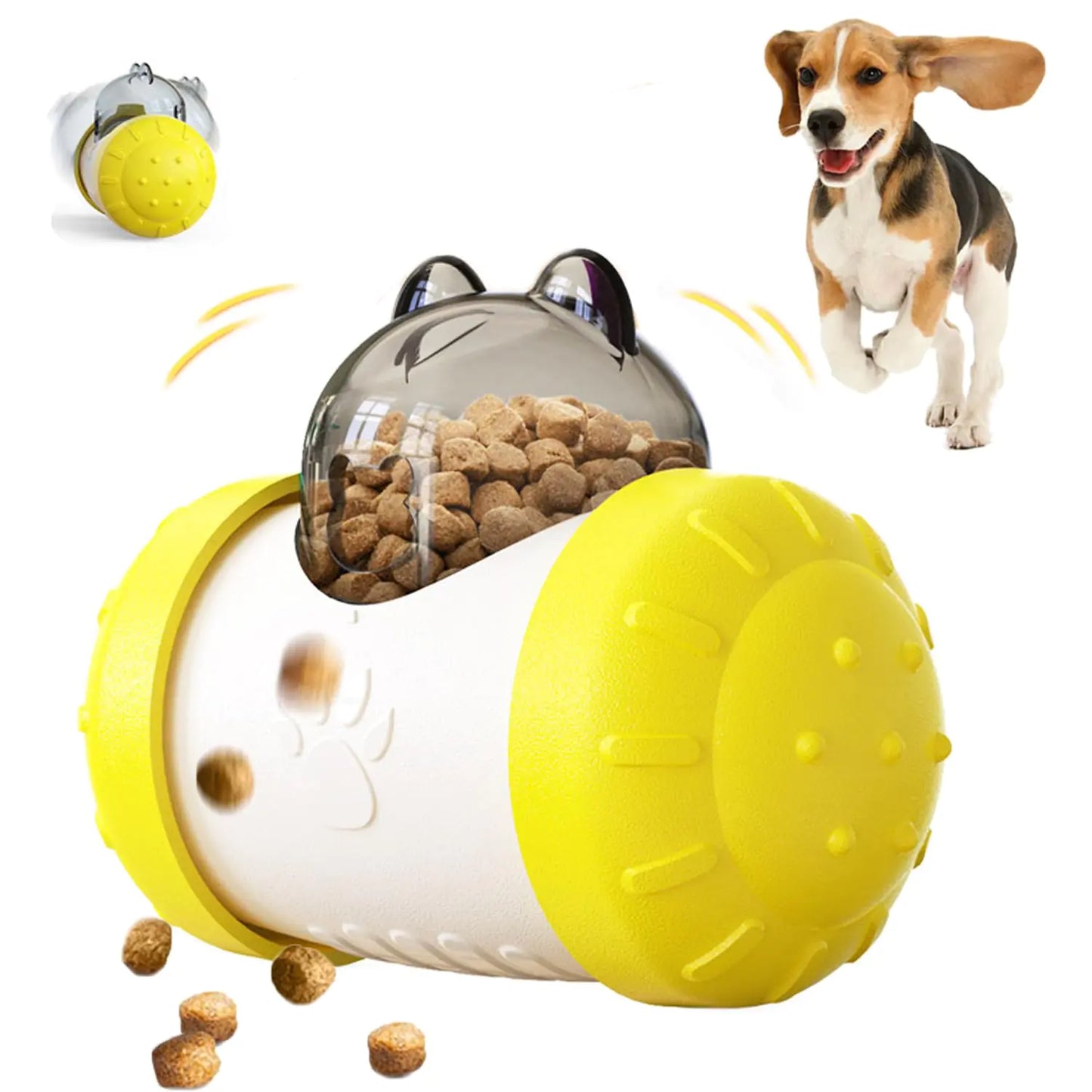 Dog Treat Toy - Interactive Dog Toys for Boredom Treat Dispensing Enrichment Dog Puzzle Toy Food Puzzles Ball for Mental Stimulation Boredom Buster for Small Medium Large Dogs (C)