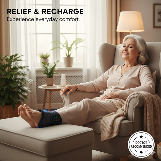 Heated Vibration Ankle Massager
