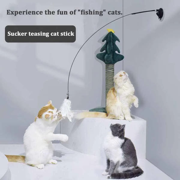 FeatherFun Interactive Cat Teaser TM