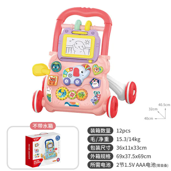Multifunctional Musical Baby Walker Toy for Learning
